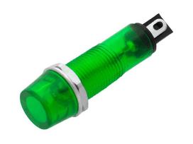 Elektros prekės // Elektromedžiagų išpardavimas | Žemų kainų akcijos // 0655# Kontrolka neonowa 6mm (zielona) 230v