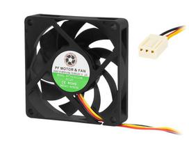 Elektros prekės // Elektromedžiagų išpardavimas | Žemų kainų akcijos // 85-701# Wentylator  70x15mm 12v kulkowy 3-przewodowy