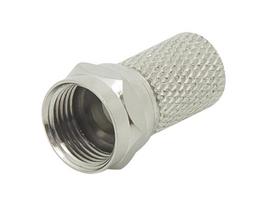 TV, SAT, HDMI, DVI kabeliai ir priedai // Konektori, aksesuāri un instrumenti koaksiālajiem kabeļiem // 92-301# Wtyk sat "f" rg6/6,5mm/20mm