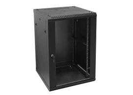 15U 19'' Pakabinama spinta/ 600 x 600 x 768mm/ Juoda/ Nesumontuota