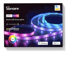 Wi-Fi LED šviesos juosta | RGB-IC diodai | 5m | Mikrofonas muzikinei sinchronizacijai | Maitinimas U