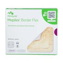 MEPILEX Border Flex Lipnus minkšto silikono putplasčio tvarstis 10x10cm N5
