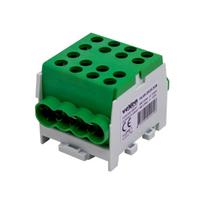 HLAK gnybtas Al/CU 2x35-6x25mm - žalias
