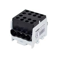 HLAK gnybtas Al/CU 2x35-6x25mm - juodas