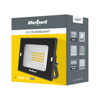 Lauko drėgmei atsparus LED prožektorius, 20W, IP65, 1700 lm, 4000K, 120°