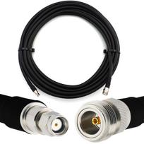 Rangeful RP-SMA Male iki N Female 2m elastinis koaksialinis kabelis — atitinka LMR400 UF UltraFlex HF400-RPSM-NF-2
