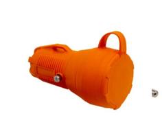 PRO guma, oranzinis kistukas 2P+E 16A 250V IP54