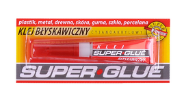 Universalūs klijai Super Glue | \nGreitai veikiančios klijai greitam sujungimui: