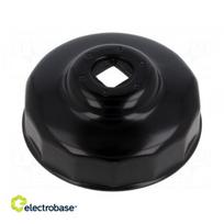 Socket | 14-angles,for oil filter,socket spanner | 1/2" | 74mm