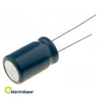 Capacitor: electrolytic; low impedance; THT; 1500uF; 16VDC; ±20%