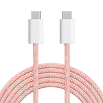 60W USB Type C - USB Type C kabelis 1m Pink Kruger&Matz
