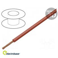 Wire; FLRY-B; stranded; Cu; 6mm2; PVC; red; 60V; 50m; Class: 5; ¨: 4.3mm