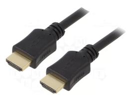 Cable HDMI-HDMI 1.8M 3D, 4K, ARC, Dolby-True HD, DTS-HD, HDMI CEC, UHD 2160p, High Speed + Ethernet
