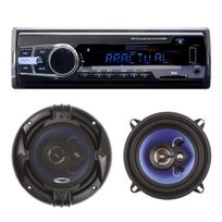 Package Radio MP3 car player PNI Clementine 8524BT 4x45w + Coaxial car speakers PNI HiFi650, 120W, 16.5 cm