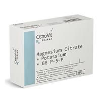OSTROVIT Pharma Magnesium Citrate + Potassium + B6 P-5-P - 60 kaps.