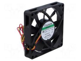 Fan: DC | axial | 24VDC | 80x80x15mm | 29.9dBA | Vapo | Out: F type