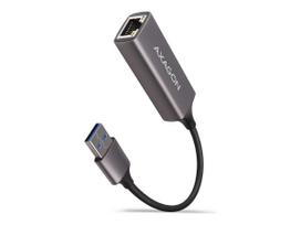 AXAGON ADE-TR Compact aluminum USB 3.2 Gen 1 Gigabit Ethernet 10/100/1000Mbit adapter with automatic installation