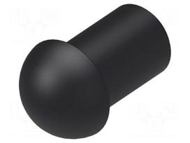 Stopper | polyamide | black | Entrelec | Ø: 9.7mm | Size: 13 | L: 15mm