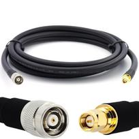 Rangeful SMA Male iki RP-TNC Male 12m koaksialinis kabelis — elastinis HF-400-UF (atitinka LMR400 UF UltraFlex) HF400-RPTNCM-SM-12