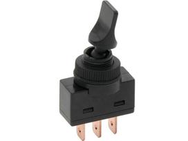 Elektros prekės // Jungikliai elektronikai // 6670#                Przełącznik asw-14d hebelkowy 12v czarny