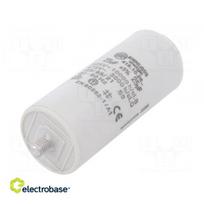 Capacitor: motors, run; 25uF; 475VAC; ¨40x92mm; -25÷85°C; ±5%