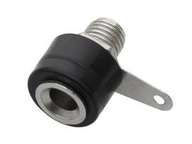 Jungtys // Different Audio, Video, Data connection plug and sockets // 9613# Gniazdo bananowe montażowe czarne srebrne