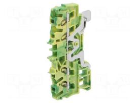 Splice terminal: rail | for DIN rail mounting | spring clamp | TS35
