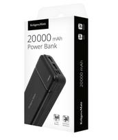 20 000 mAh įkroviklis - akumuliatorius | Maitinimo blokas | USB-C, Micro USB, 2xUSB-A