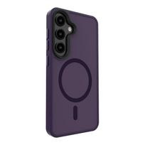 Nugarėlės dėklai Evelatus Samsung Galaxy S25 Hybird Case With Magnetic PC+TPU Purple