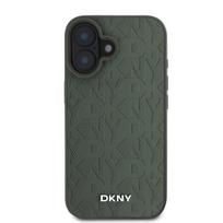 DKNY PU Leather Grid Pattern Magsafe Case for Apple iPhone 16