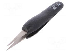 Tweezers | Blade tip shape: sharp | Tweezers len: 120mm | ESD