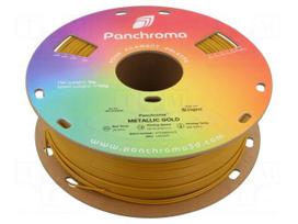 Filament: PLA | 1.75mm | metallic gold | 190÷230°C | 1kg | Panchroma™