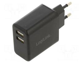 Power supply: switching | mains,plug-in | 5VDC | 2.4A | 12W | Out: USB A
