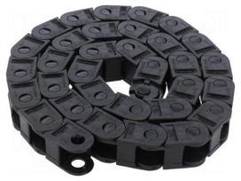 Cable chain | 10 | Bend.rad: 75mm | L: 1006mm | non-openable frames