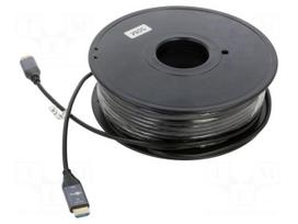 Cable | HDMI plug,both sides | PVC | HDMI 2.1,optical | Len: 50m | grey