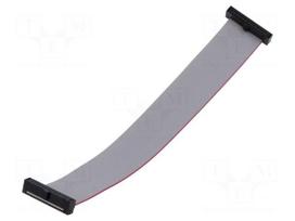 Ribbon cable with IDC connectors | IDC socket,both sides | 127mm