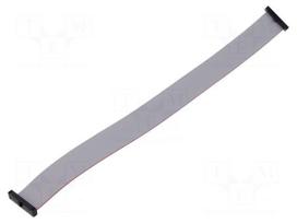 Ribbon cable with IDC connectors | IDC socket,both sides | 254mm