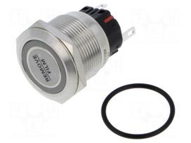 Switch: vandal resistant | Pos: 2 | SPDT | 1A/220VAC | IP65 | ON-ON | 24V