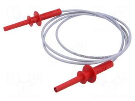 Test lead | 10A | banana plug 4mm,both sides | insulated | Len: 1.5m