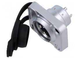 Connector: XLR | socket | male | Z Series | 16A | 50V | PIN: 3 | IP65 | tinned