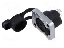 Connector: XLR | socket | female | Z Series | 7.5A | 50V | PIN: 5 | IP65