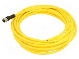 Cable: for sensors/automation | PIN: 4 | M8 female | straight | 5m