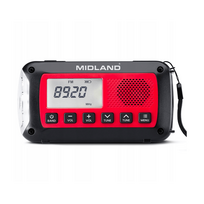 Garso ir HiFi sistemos // Kiti garso įrenginiai // Radio alarmowe Midland ER100 z akumulatorem 2600mAh