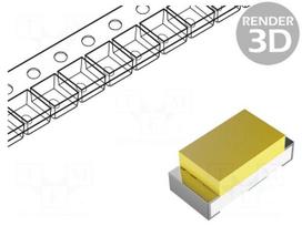 LED | white | SMD | Case (mm): 1608 | 650÷1150mcd | 120° | 20mA