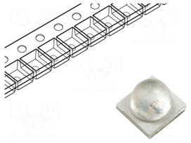 Power LED | UV | Case (mm): 3535 | 85° | 150mA | 1W | 6.6÷8.2VDC | SMD