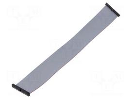 Ribbon cable with IDC connectors | IDC socket,both sides | 30AWG