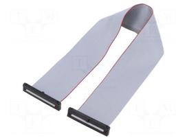 Ribbon cable with IDC connectors | IDC socket,both sides | 30AWG