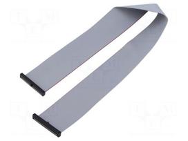 Ribbon cable with IDC connectors | IDC socket,both sides | 30AWG