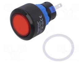 Switch: push-button | Pos: 2 | SPDT | 0.5A/220VAC | 1A/24VDC | ON-(ON)