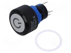 Switch: push-button | Pos: 2 | SPDT | 0.5A/220VAC | 1A/24VDC | ON-(ON)